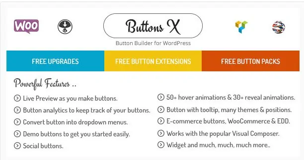 Buttons X - Мощный Разработчик Кнопок для WordPress