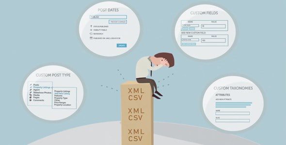 Wordpress All Import Elite + WP All Export Pro плагин импорта + плагин Экспорта