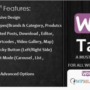 Woocommerce Tabs Pro — Дополнительные Вкладки на странице товара