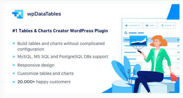 wpDataTables - Менеджер таблиц и диаграмм для WordPress