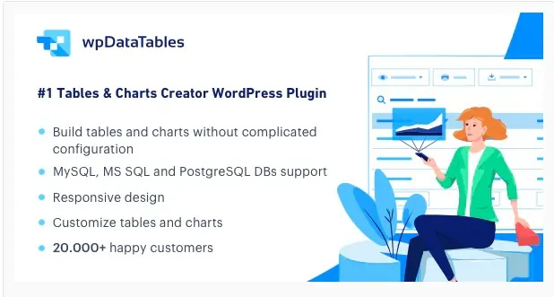 wpDataTables - Менеджер таблиц и диаграмм для WordPress