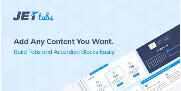 JetTabs - Вкладки и аккордеоны для Elementor