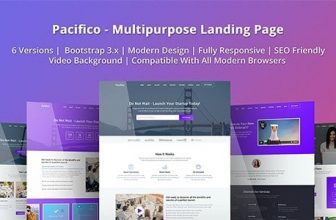 Pacifico — Универсальный Лендинг HTML шаблон