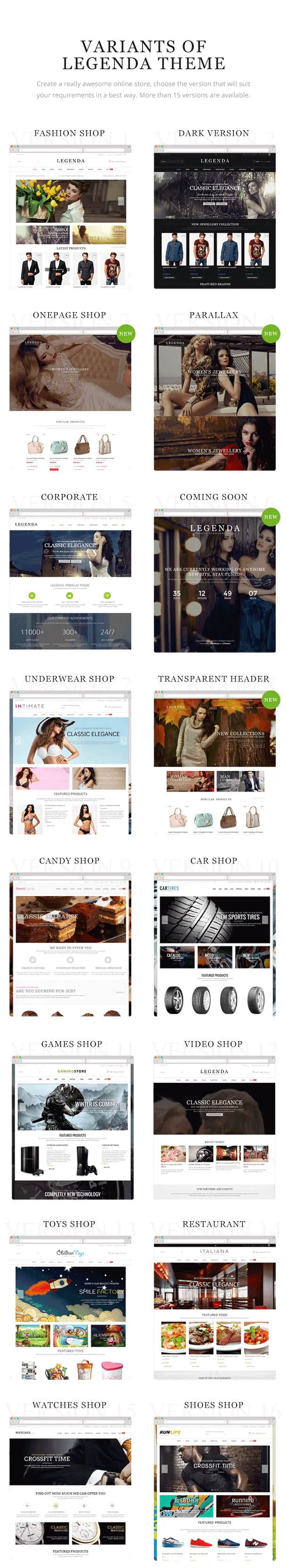 Адаптивная многоцелевая тема - Legenda — изображение 2