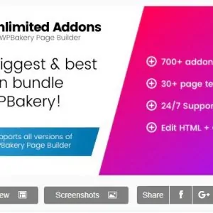 Unlimited Addons WPBakery - Неограниченные дополнения для WPBakery Page Builder