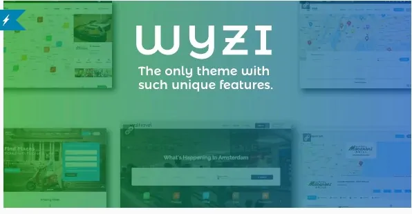 Wyzi - Business Finder and Service Provider Booking WordPress Social Look Directory Listing Theme