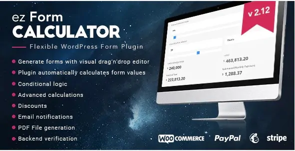 Скачать ez Form Calculator 2.14.1.0 - WordPress плагин калькулятора на русском