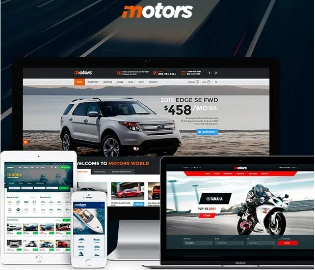 Motors - Автосалон, Аренда и Объявления Тема WordPress — изображение 2