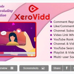 XeroVidd — Готовое маркетинговое приложение YouTube (платформа SaaS)