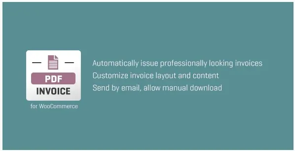 WooCommerce PDF Invoice - плагин создания счетов в PDF и рассылки их заказчику