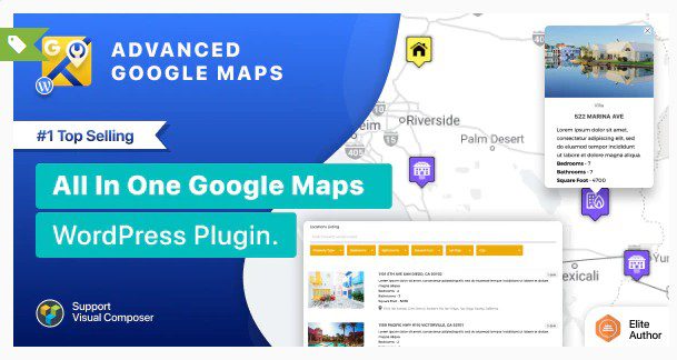 Advanced Google Maps Plugin for Wordpress
