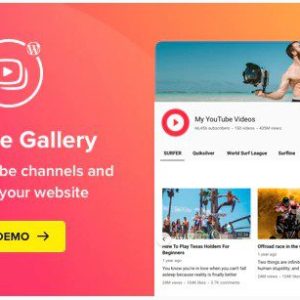 Плагин WordPress Канала YouTube — WordPress YouTube Gallery (Yottie)