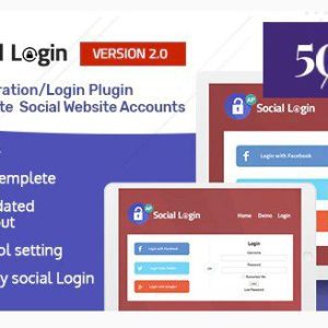 Social Login WordPress Plugin — AccessPress Social Login — Вход на сайт через Соц-сети.