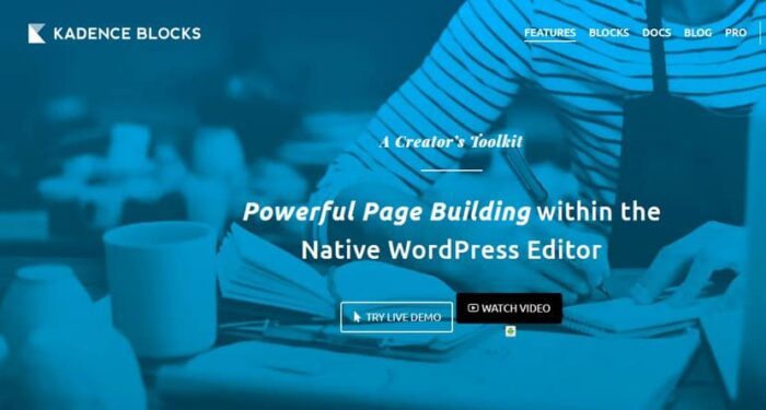 конструктор сайтов wordpress Kadence Pro, Kadence Blocks Pro + Add-ons - Премиум функции для темы Kadence