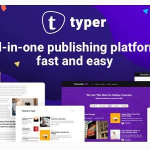 Typer — Amazing Blog and Multi Author Publishing Theme — Удивительный блог и тема для публикации нескольких авторов