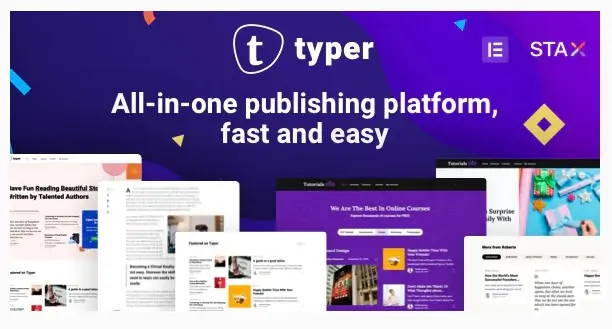 Typer - Amazing Blog and Multi Author Publishing Theme - Удивительный блог и тема для публикации нескольких авторов