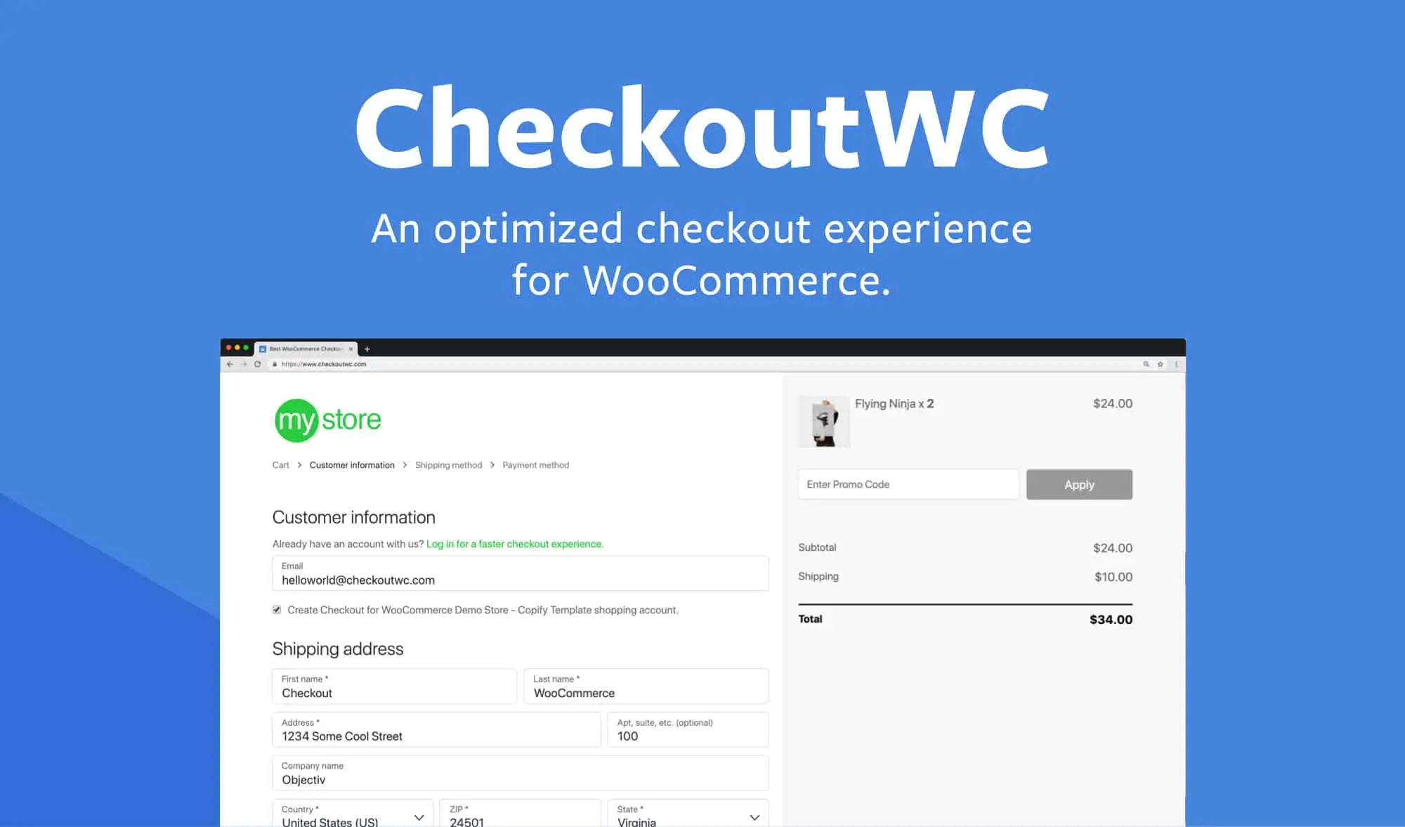 CheckoutWC - Оптимизированная страница оформления заказа для WooCommerce