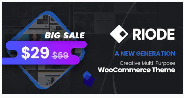 Riode - Multi-Purpose WooCommerce Theme - Многоцелевая тема WooCommerce