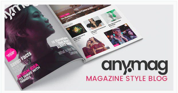 Anymag - блог WordPress в стиле журнала