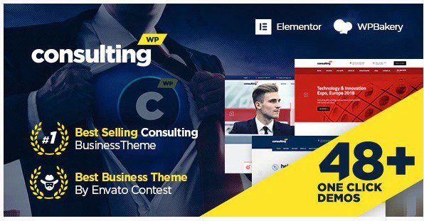 Consulting WP - WordPress тема для бизнеса и финансов
