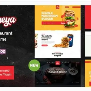 Gloreya - Тема WooCommerce для ресторана быстрого питания и доставки