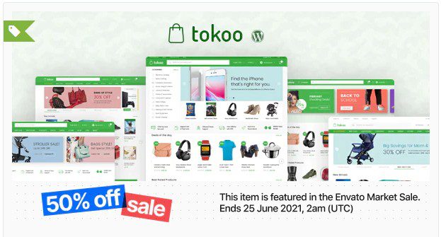 Tokoo - Тема WooCommerce для магазина электроники для партнёрства, сайтов дропшиппинга и мультивендоров