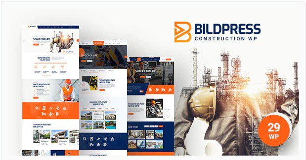 BildPress - WordPress тема строительства