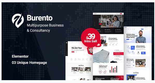 Burento - многофункциональная бизнес-тема WordPress