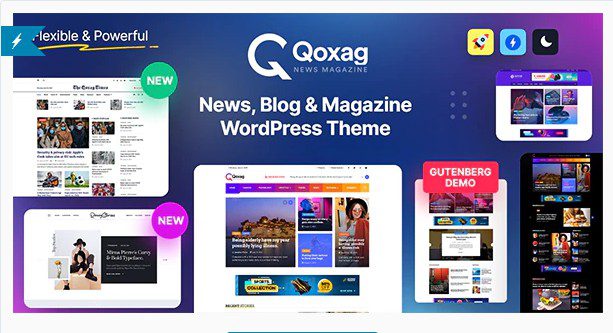 Qoxag - WordPress News Magazine Theme