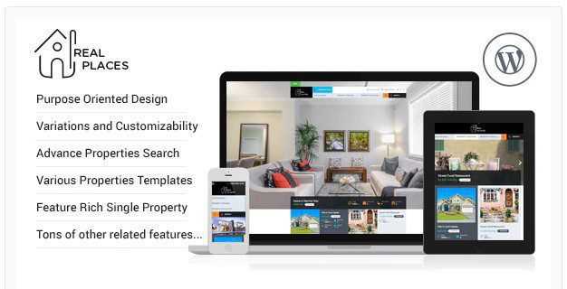 RealPlaces - тема WordPress по продаже и аренде недвижимости