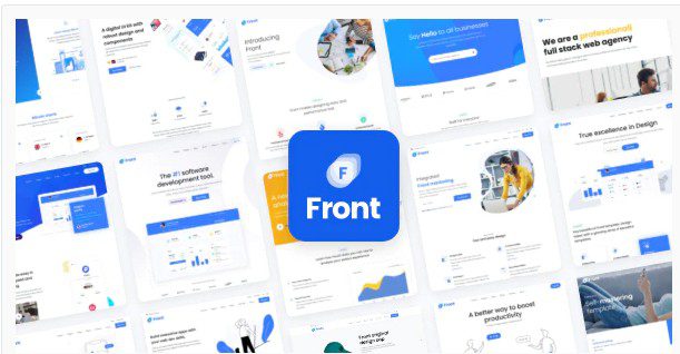 Front - Multipurpose Business WordPress Theme - Многоцелевая тема для бизнеса