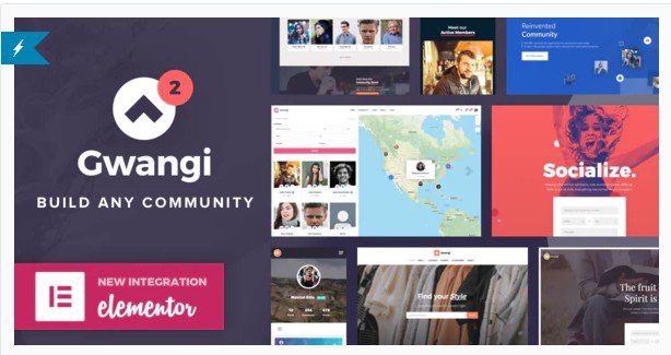 Gwangi - PRO - Многоцелевая тема членства, соц сети и сообщества BuddyPress