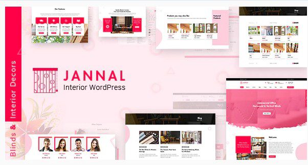 Jannal - тема WordPress для штор и дверей