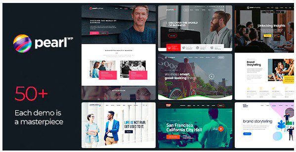 Pearl - WordPress тема для корпоративного бизнеса