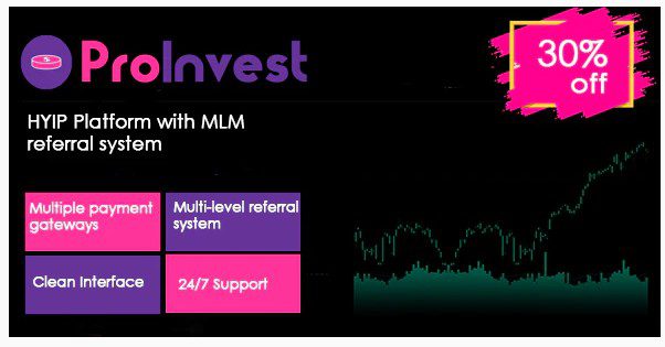 ProInvest - криптовалюта и онлайн-инвестиционная платформа