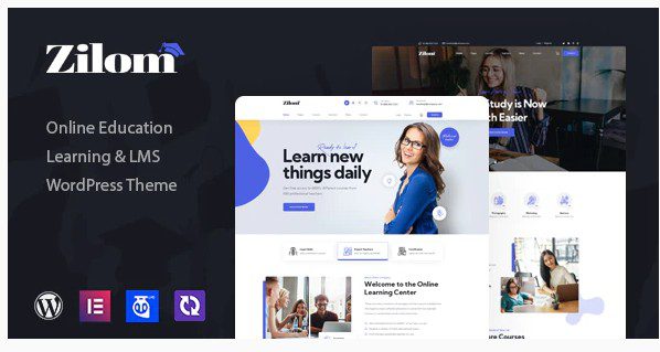 Zilom WordPress тема для онлайн-обучения