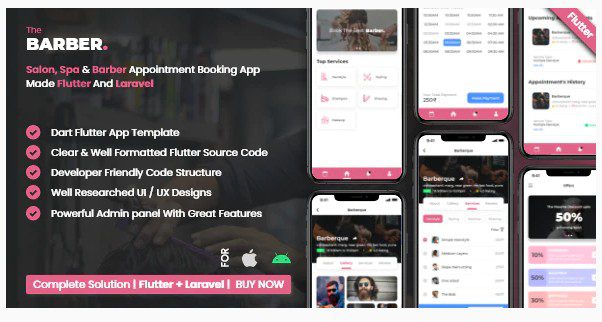 The Barber - Система управления бронированием с помощью мобильного приложения