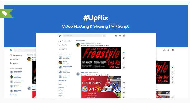Upflix - PHP-скрипт для видеохостинга и обмена