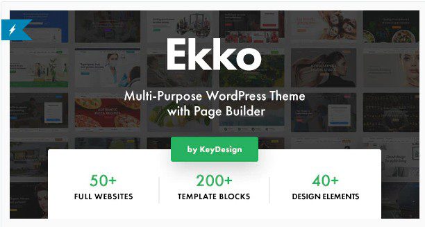 WordPress тема с конструктором страниц