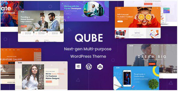Qube - отзывчивая многоцелевая тема