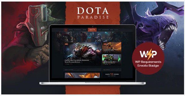 Ludos Paradise - Блог о видеоиграх и WordPress тема для киберспорта