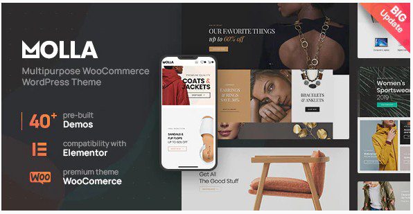 Molla - Многоцелевая тема WooCommerce