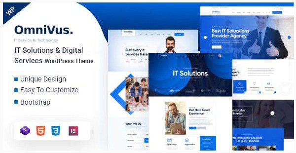 Omnivus - тема WordPress для ИТ-решений и услуг