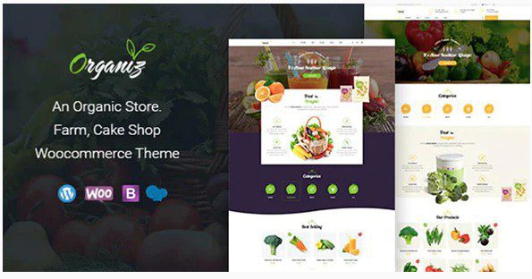 Organiz - WooCommerce тема для органического магазина