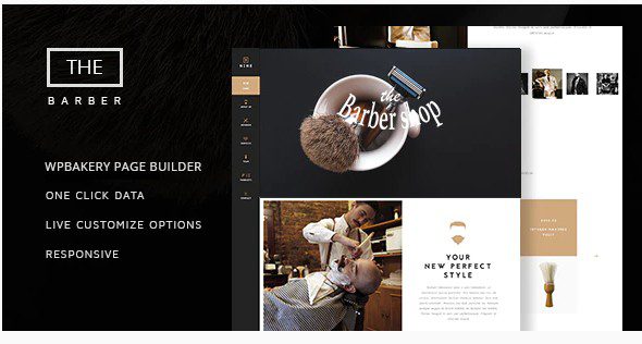 The Barber Shop - Лендинг для парикмахерской