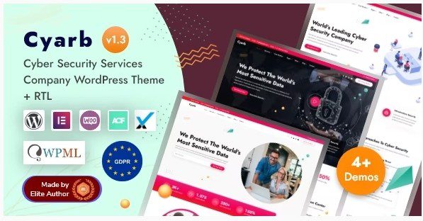 Cyarb - WordPress тема компании Услуги в области кибербезопасности