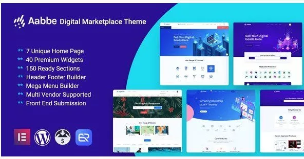 Aabbe – Digital Marketplace - Тема WordPress для цифрового рынка