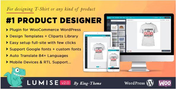 Lumise - Конструктор продуктов WooCommerce