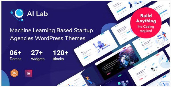 AI Lab - тема WordPress для машинного обучения