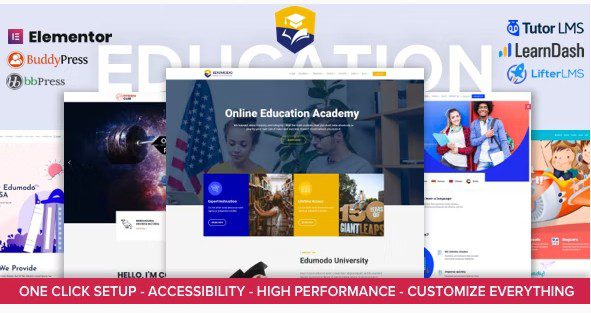 Edumodo - WordPress тема Образования